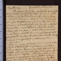 Letter from Mr. Carter to Mrs. Tufton Mason